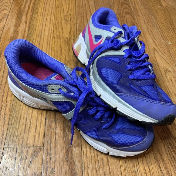Nike Air Max Run Lite 4 Youth 5Y Purple Blue Pink Running Shoes Womens 6.5 - Picture 3 of 12